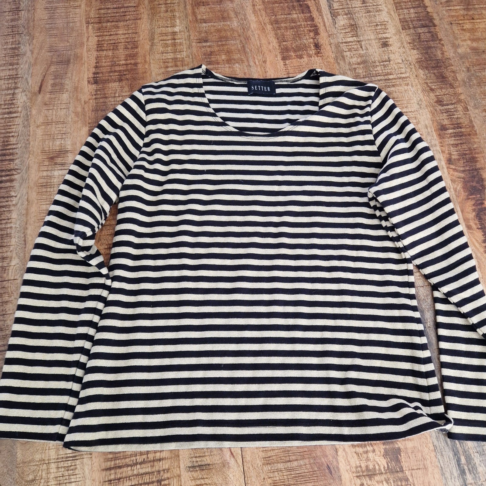 TE KOOP MOOI DAMES SHIRT SETTER MAAT 44, Ophalen of Verzenden, Zo goed als nieuw, Maat 42/44 (L), Korte mouw
