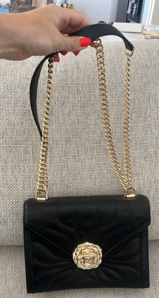 Michael Kors tas, Ophalen of Verzenden, Zo goed als nieuw, Zwart, Schoudertasje