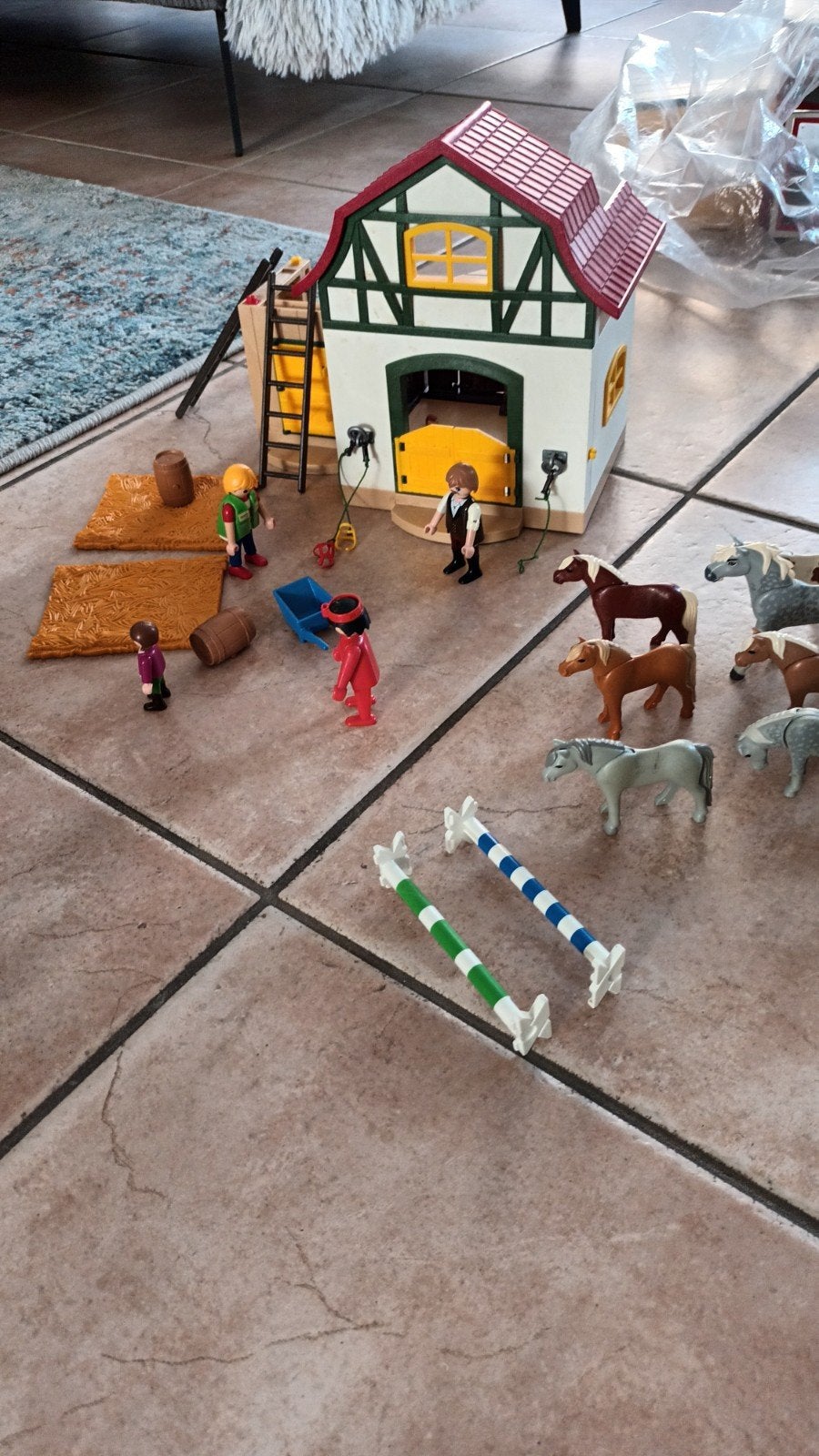 paarden manege van playmobil 2 foto 12.50, Ophalen