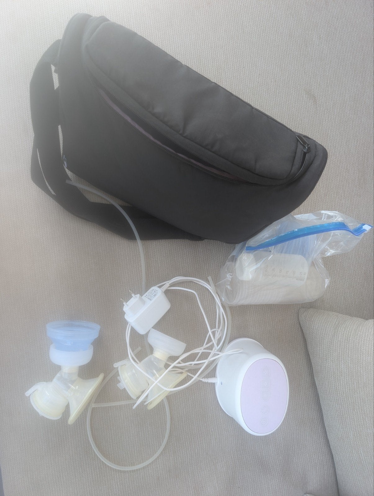 Philips Avent dubbele elektrische borstkolf, Ophalen, Gebruikt