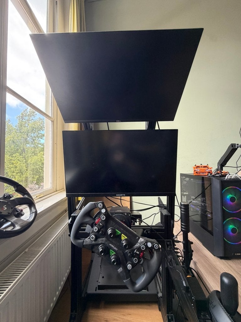 Simlab GT1 Evo + Simagic Alpha 15Nm + P1000i sim rig, Ophalen, Zo goed als nieuw, Simagic