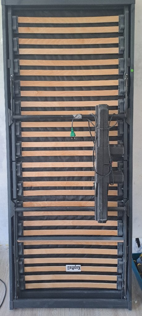 elektrische lattenbodem, Huis en Inrichting, Slaapkamer | Matrassen en Bedbodems, Ophalen, Eenpersoons, Zo goed als nieuw, 80 cm