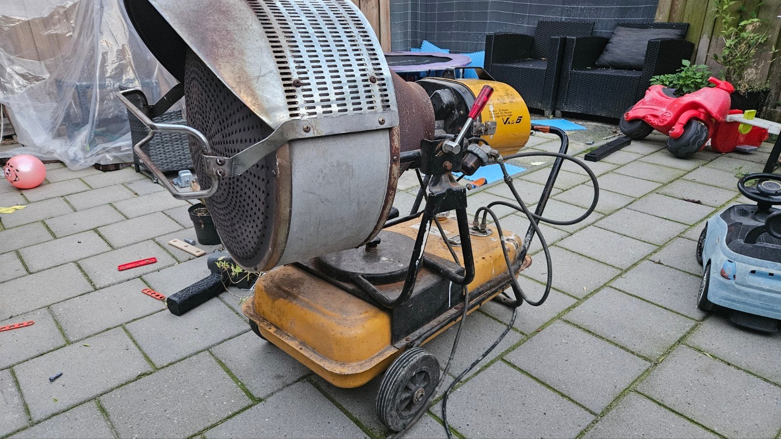Infrarood kachel voor loods of werkplaats, Doe-het-zelf en Verbouw, Ophalen, 30 tot 80 cm, Gebruikt, Hoog rendement (Hr)