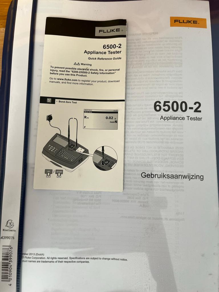Fluke 6500-2 Appliance Tester - PAT Tester, Ophalen of Verzenden