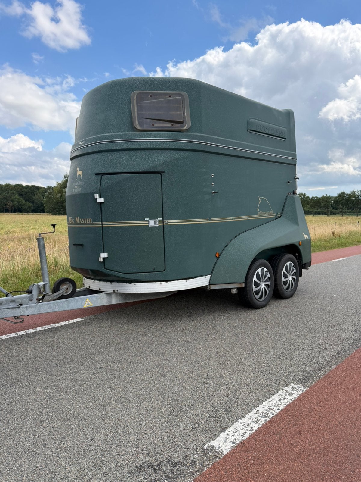 Polyester bockmann big champion Aluminium bodem.! 2 paards, Dieren en Toebehoren, Ophalen of Verzenden, Zo goed als nieuw, Aluminium
