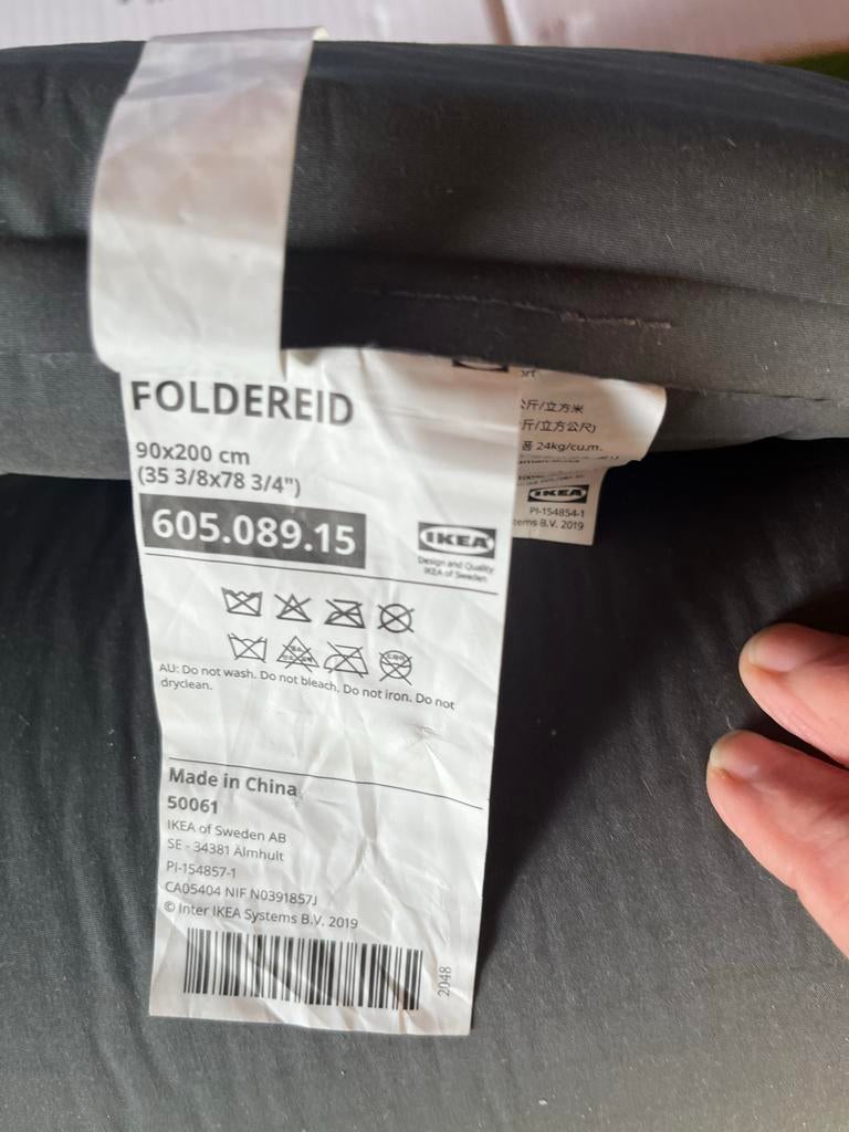 IKEA opblaasbaar bubbel matras 90x200 cm, Ophalen of Verzenden, Gebruikt, 1-persoons