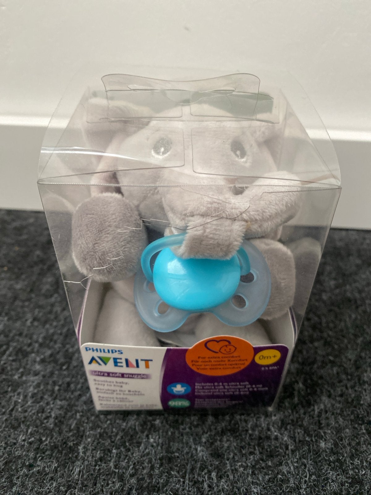 Philips Avent Ultra Soft Snuggle Speen met Knuffel, Ophalen, Nieuw