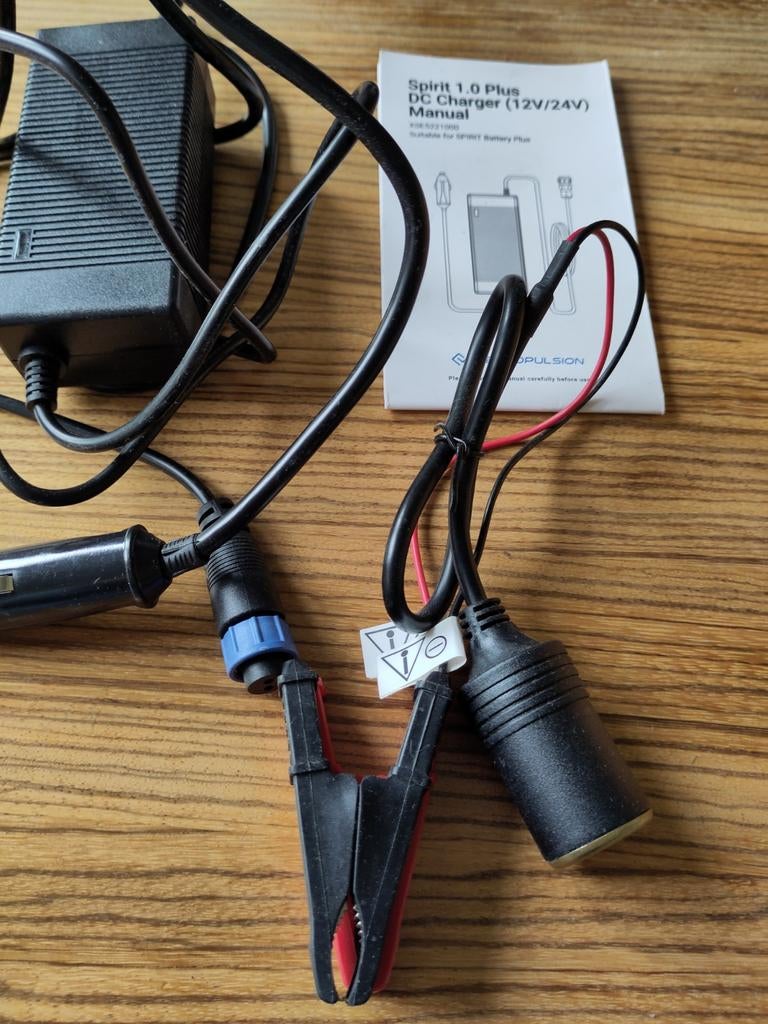 ePropulsionSpirit 1.0 plus en evo 12V acculader / autolader, Ophalen of Verzenden