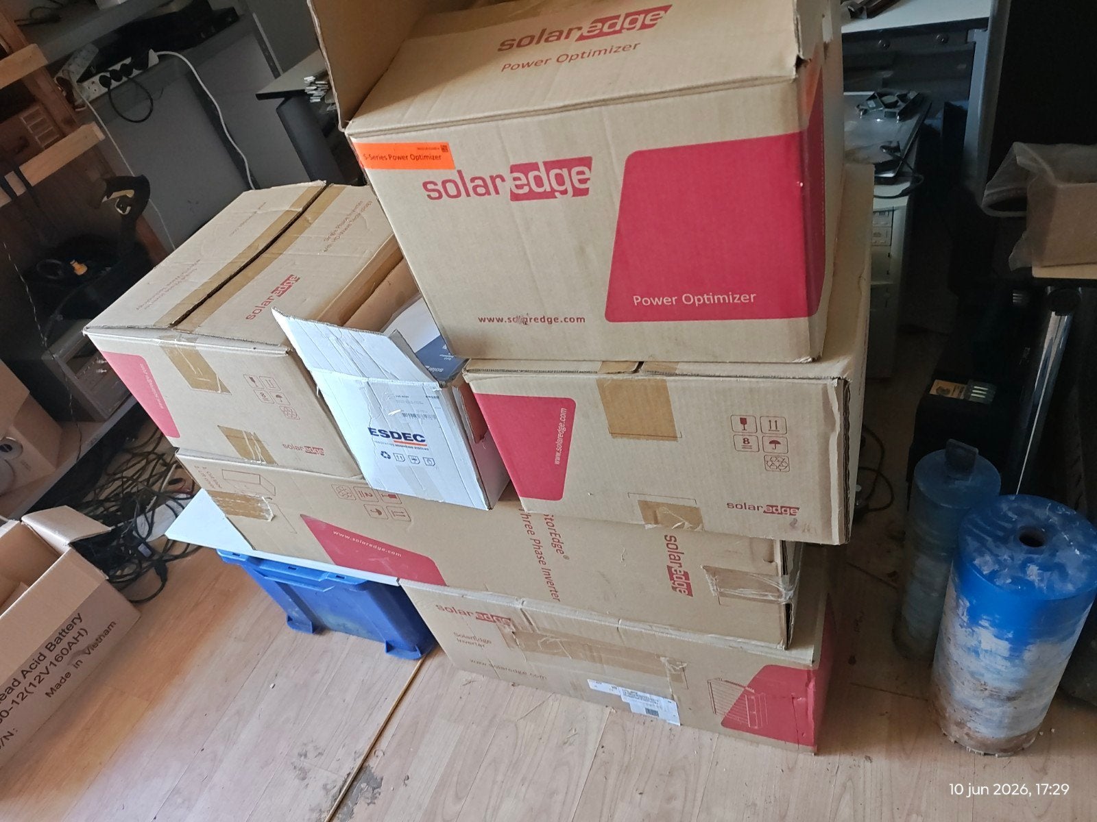 SE10K batterij 48V SolarEdge Nieuw!, Doos, 100 cm of meer, 60 cm of meer, Ophalen of Verzenden