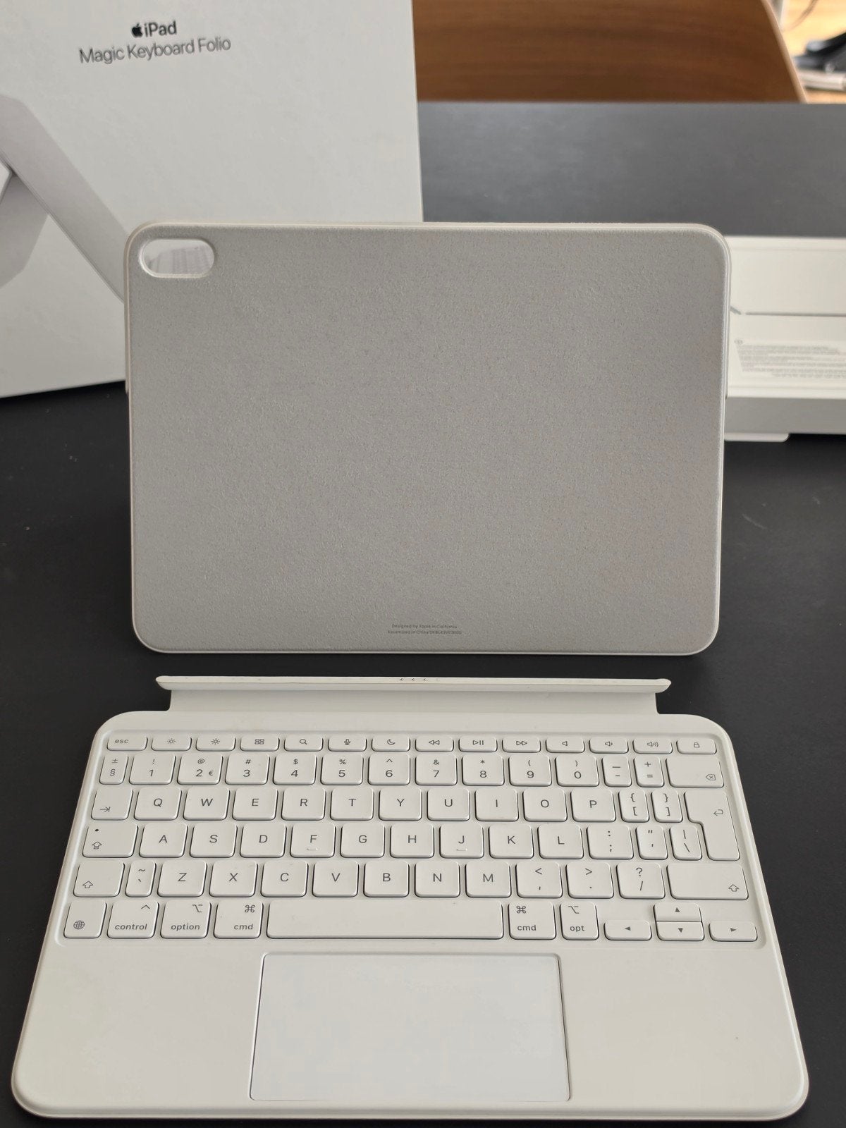 Apple iPad Magic Keyboard Folio (10e generatie - Nederlands), Computers en Software, Apple iPads, 10 inch, Apple iPad, Wit, Ophalen of Verzenden