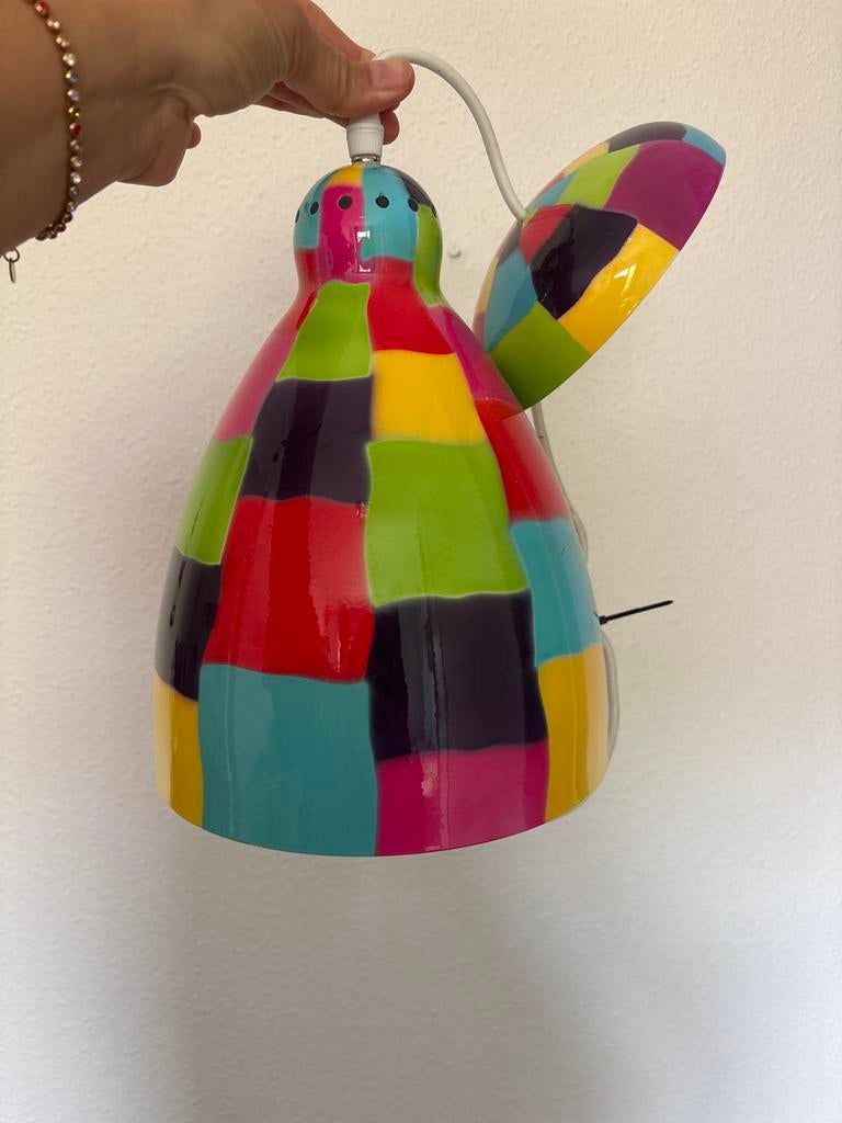 Pylones Hanglamp - Kleurrijk voor Kinderkamer, Ophalen of Verzenden, Gebruikt, Kunststof, Minder dan 50 cm