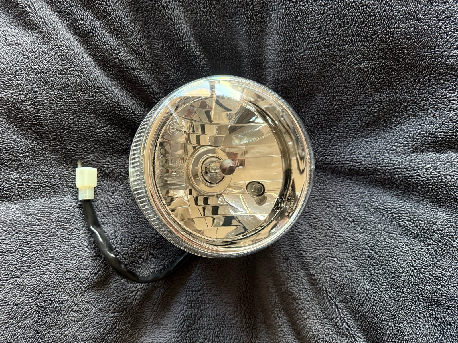 Ronde scooter koplamp, Fietsen en Brommers, Ophalen, Zo goed als nieuw, Koplamp, Overige merken