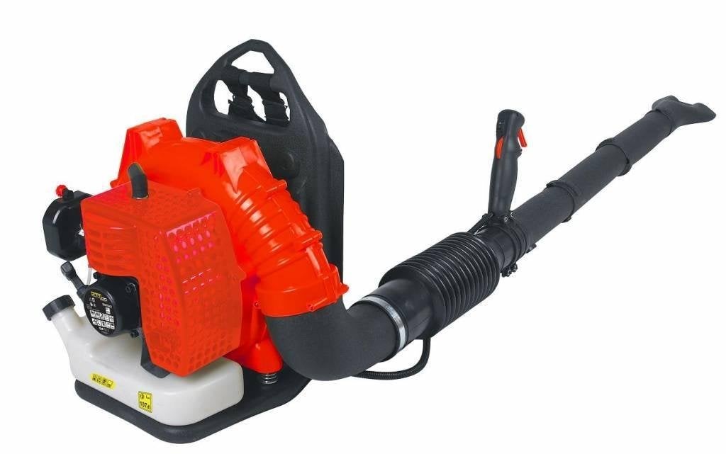 Bladblazer 41,5cc, rug gedragen. Gegevens: blaaskracht: 12m³