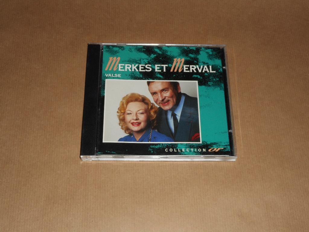 CD Merkes et Merval Valse Valses de Vienne, Cd's en Dvd's, Cd's | Franstalig, Zo goed als nieuw, Ophalen of Verzenden