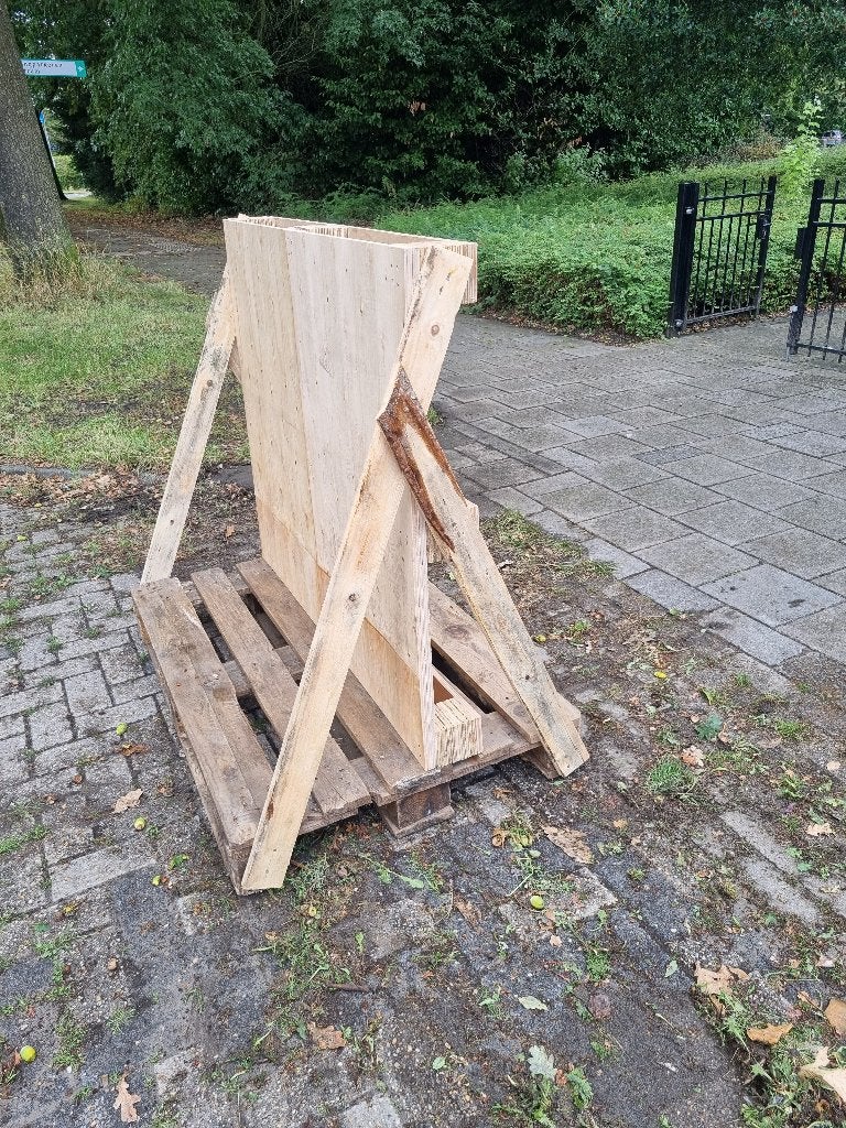 2 x houten pallet, Ophalen, Gebruikt, 50 mm of meer, Pallet