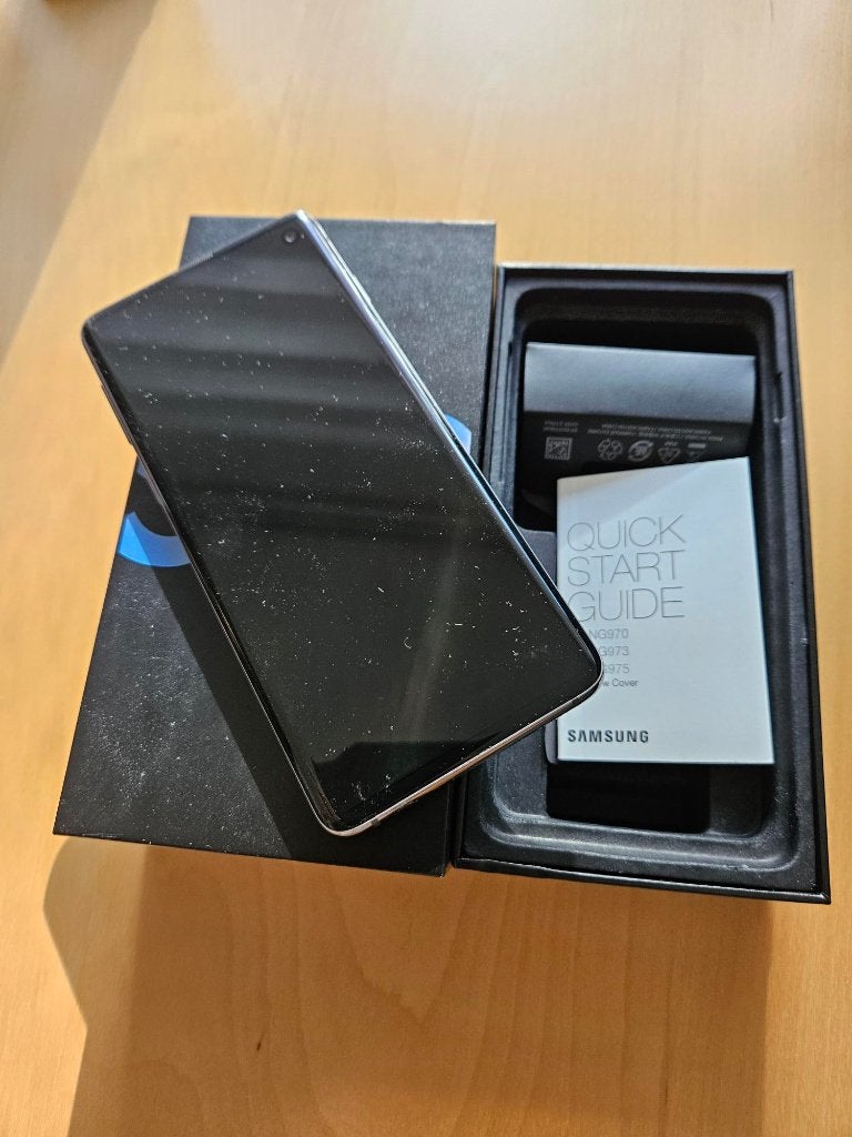 Samsung Galaxy S10 SM-G973F/DS zwart, Ophalen, Zwart, Touchscreen, Zo goed als nieuw