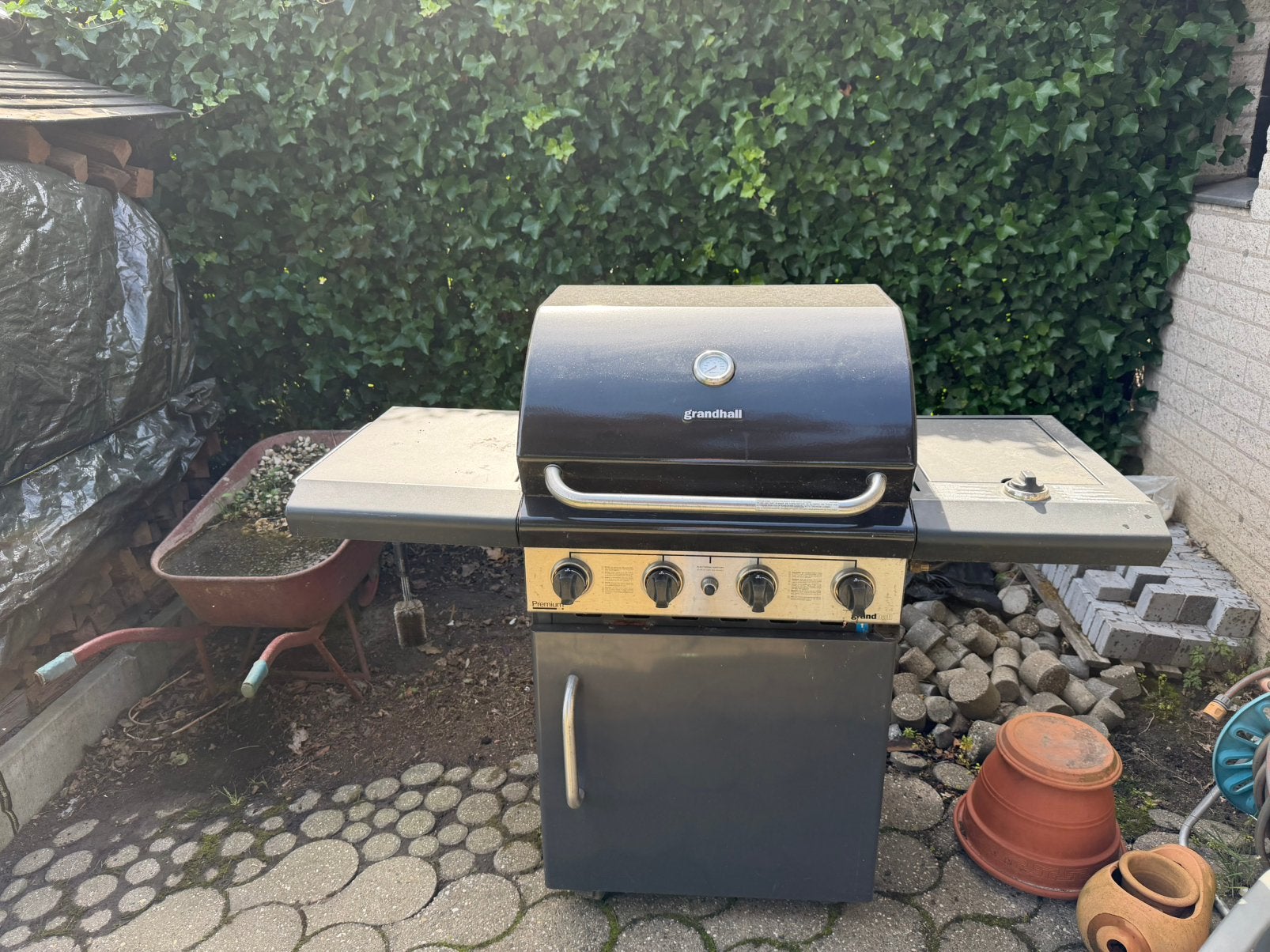 Grandhall Premium 923 Gas barbecue, Ophalen, Gebruikt