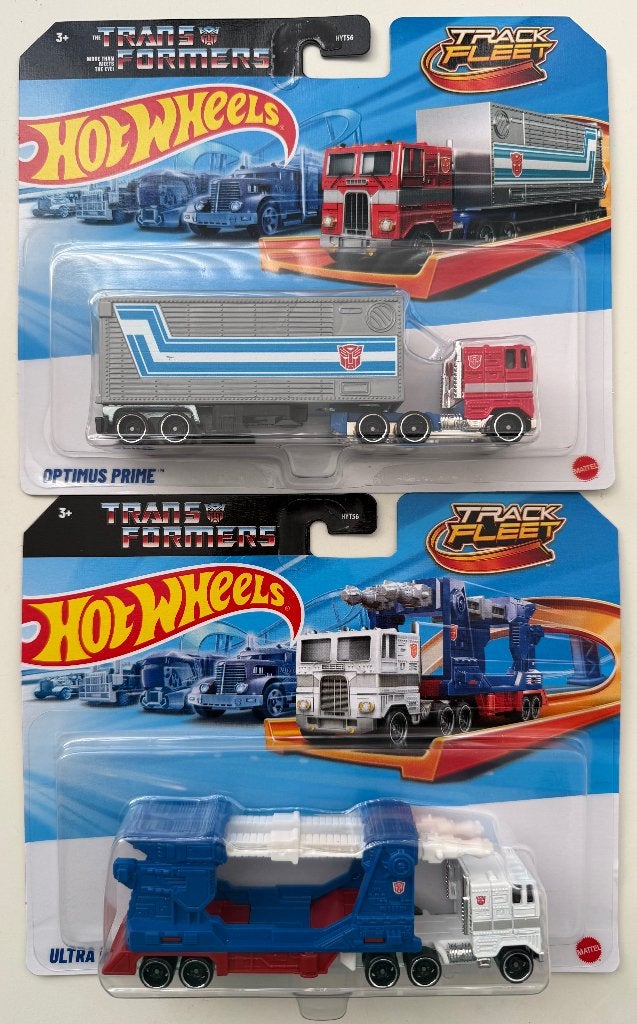 Hot Wheels - Transformers - Optimus Prime & Ultra Magnus, Verzamelen, G1, Ophalen of Verzenden, Nieuw, Autobots