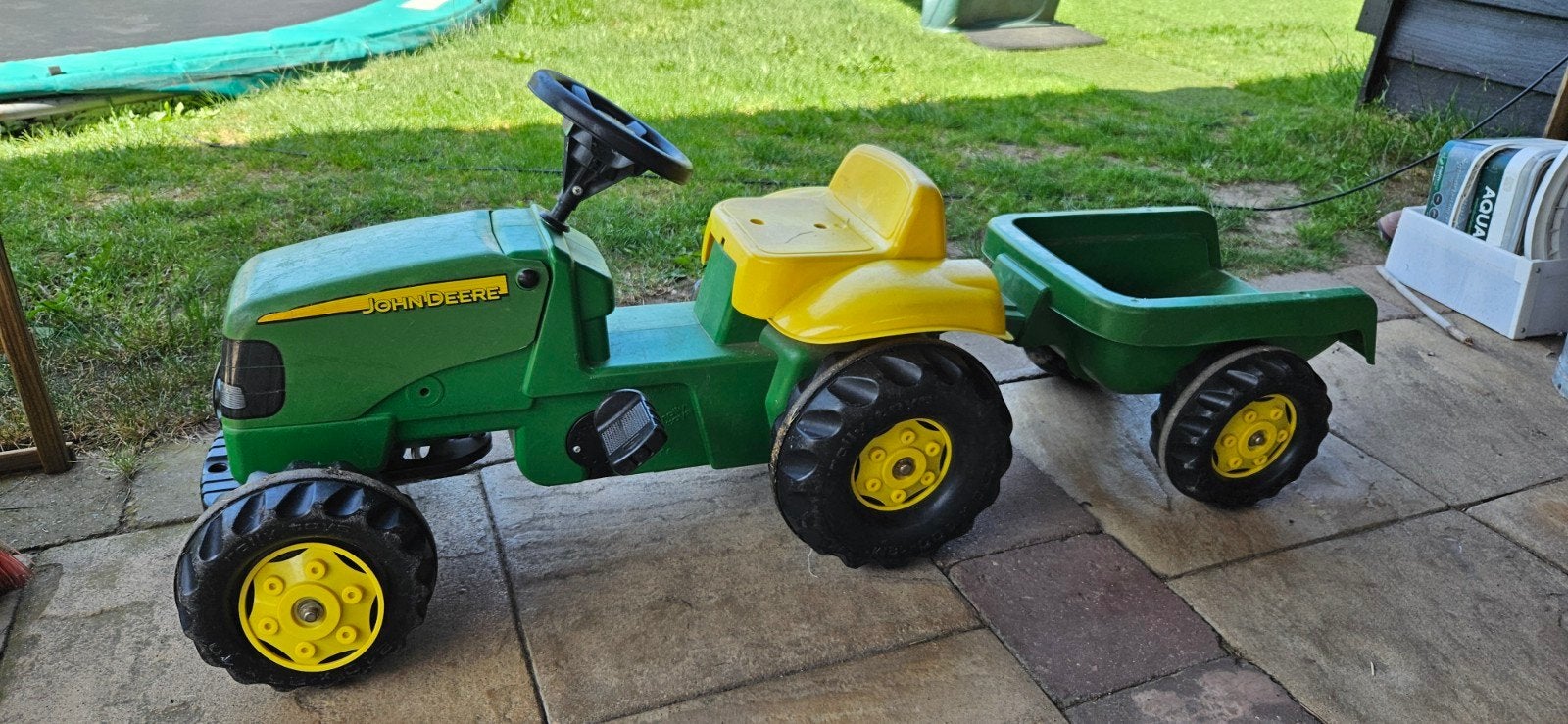 John Deere kinder trekker te koop, Ophalen, Gebruikt, Overige merken, Met kar of aanhanger