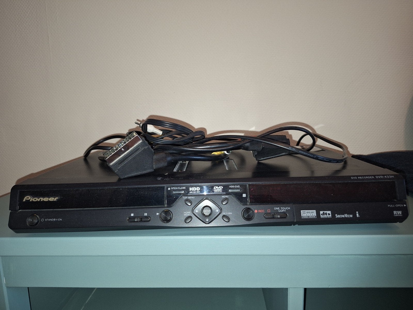 Pioneer DVR-433H-K DVD Recorder met 80GB HDD, Audio, Tv en Foto, Dvd-spelers, Ophalen, Gebruikt, Met harddisk, Dvd-recorder