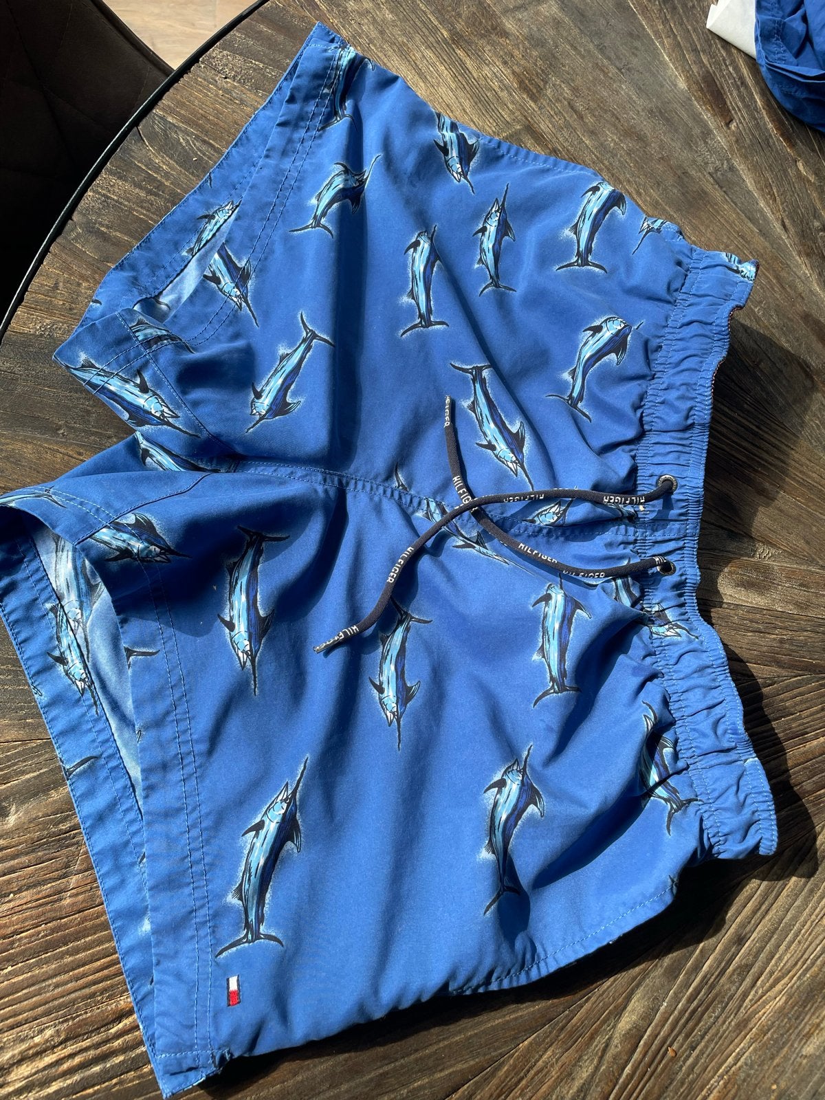 Tommy Hilfiger Zwemshort met zwaardvisprint - Maat M, Ophalen of Verzenden, Maat 48/50 (M), Blauw, Zwemshort