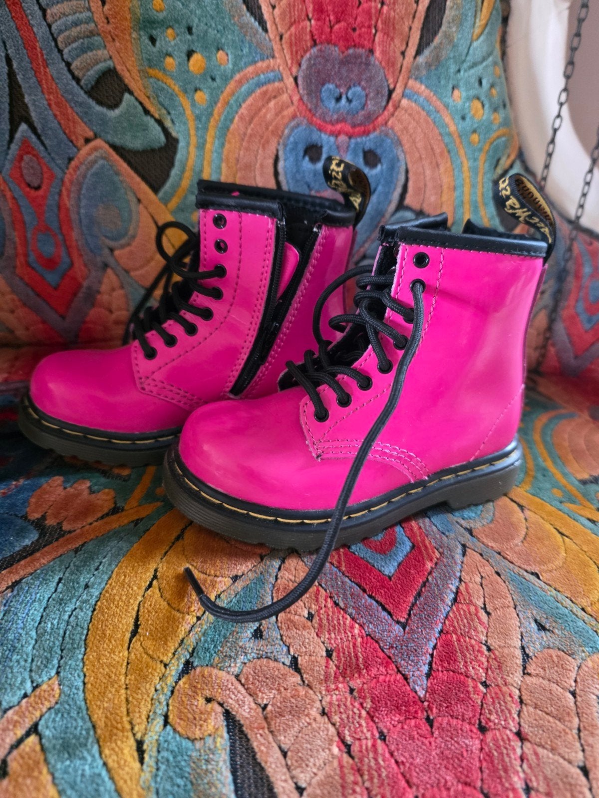 Dr. Martens Roze Laarzen Maat 22, Kinderen en Baby's, Kinderkleding | Schoenen en Sokken, Dr. Martens, Jongen of Meisje, Ophalen of Verzenden