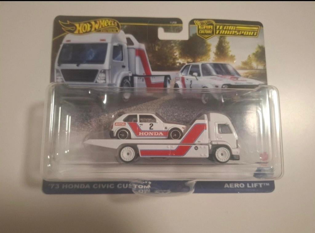 Hot Wheels Premium Team Transport - Honda / Aero Lift, Ophalen of Verzenden, Nieuw, Auto