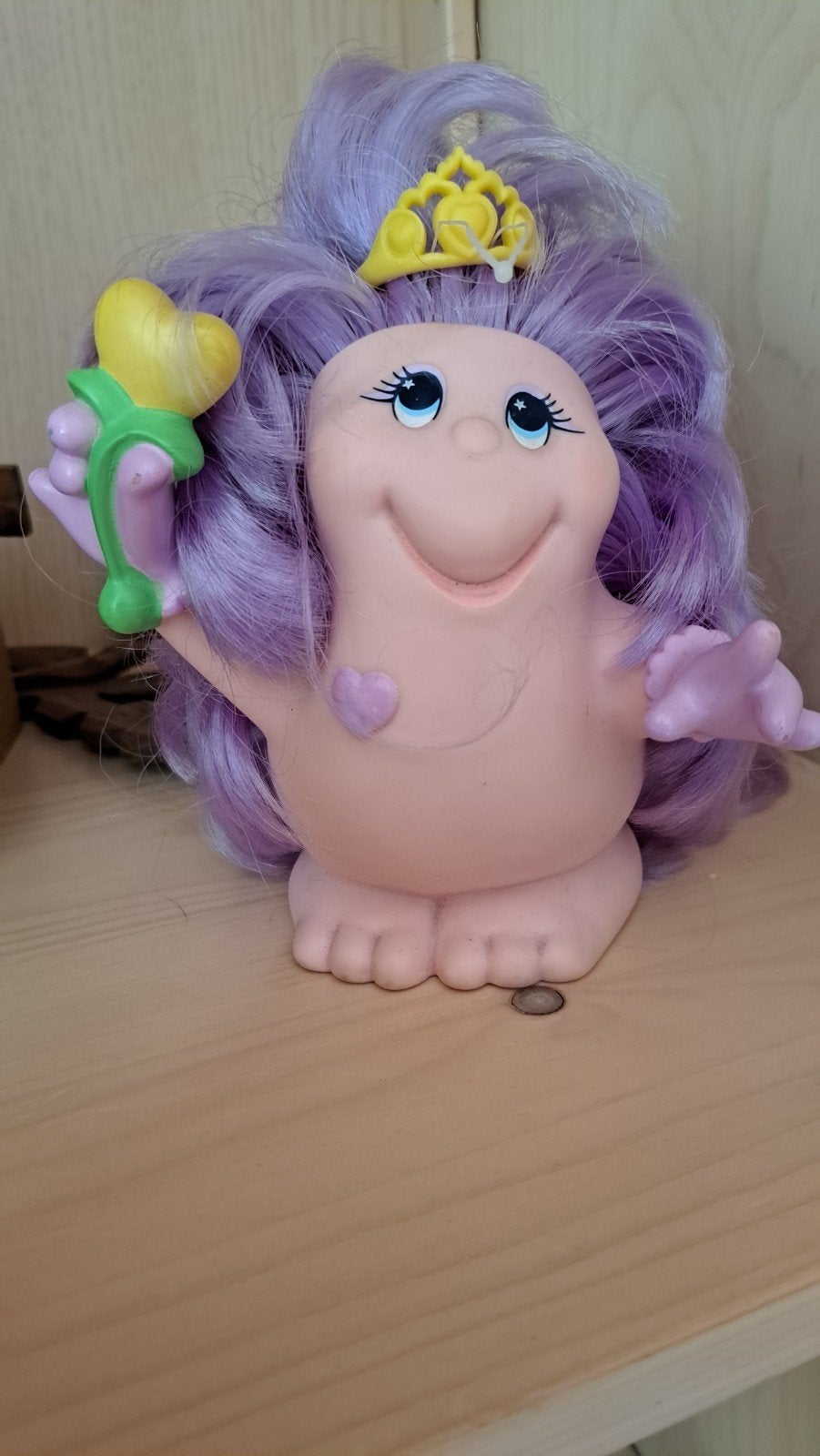 Vintage Troeliewoelies pop (1985 Playskool) snugglebumms, Ophalen of Verzenden, Gebruikt, Meisje