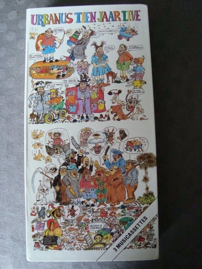 Urbanus 10 jaar live, Cd's en Dvd's, Cassettebandjes, 2 t/m 25 bandjes, Ophalen of Verzenden, Zo goed als nieuw, Origineel