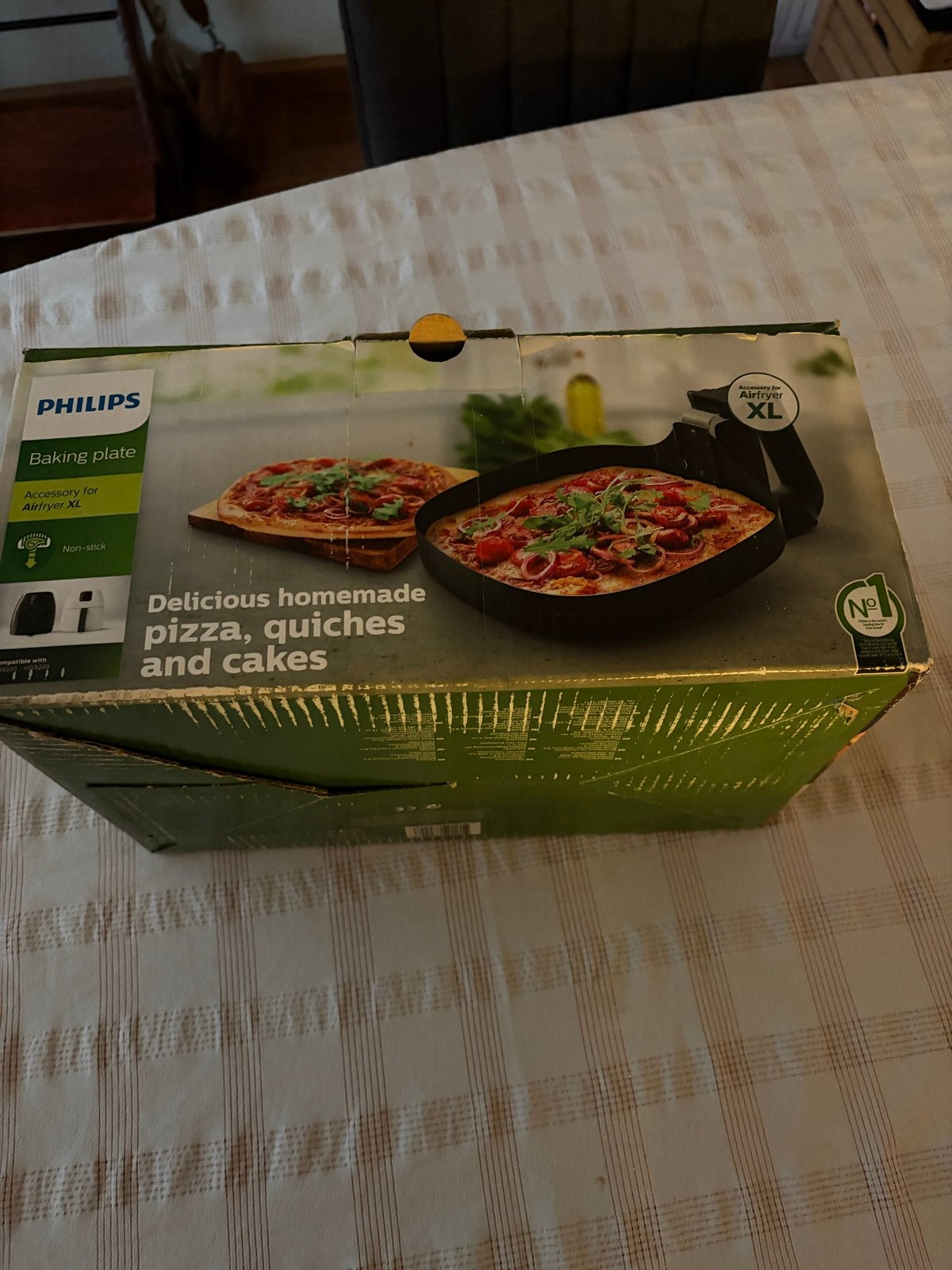Philips Bakplaat voor Airfryer XL - Pizza, Quiche, Taart, Ophalen, Gebruikt