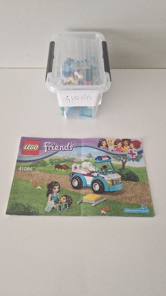 LEGO friends Dierenambulance - 41086, Lego, Friends, Ophalen of Verzenden, Zo goed als nieuw