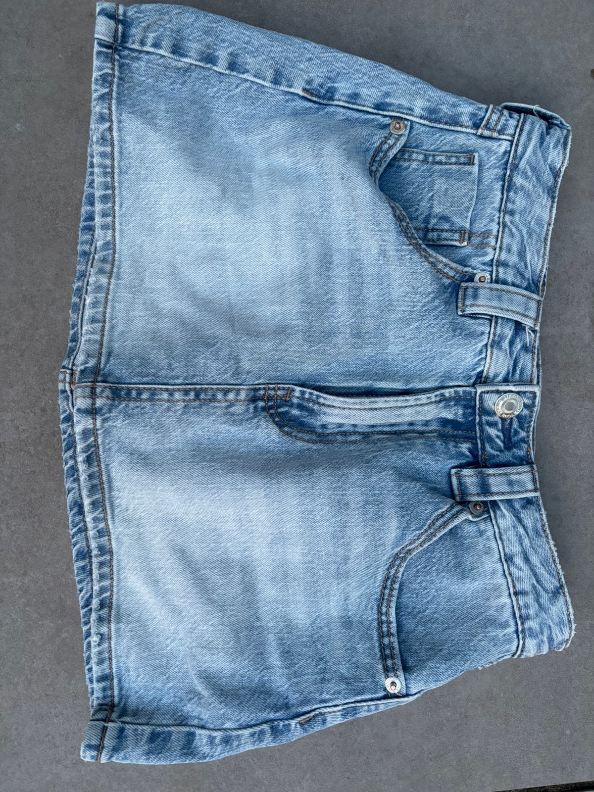 D62 stradivarius lichtblauw maat 34, Blauw, Ophalen of Verzenden, Zo goed als nieuw, Maat 34 (XS) of kleiner