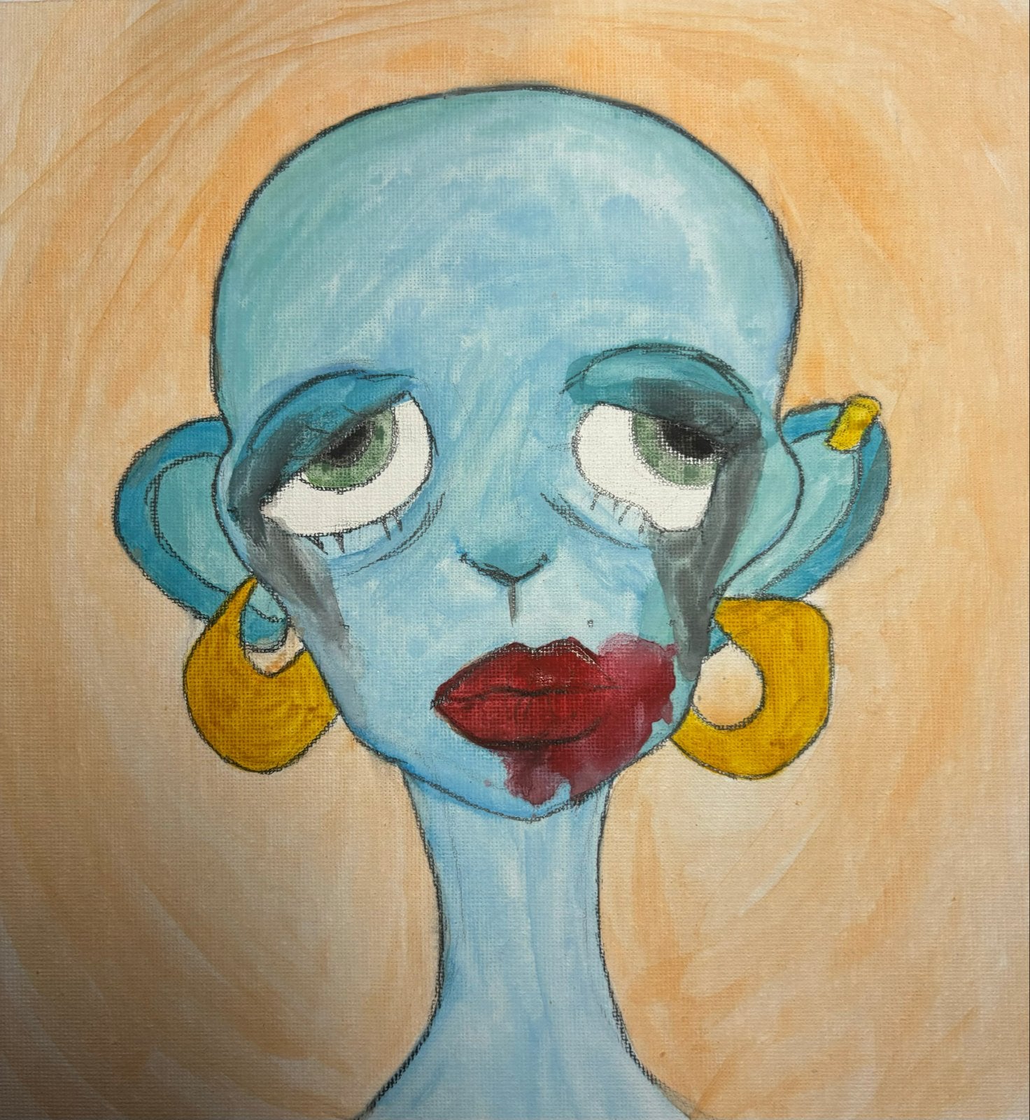 mijn eerste kunstwerkje, Antiek en Kunst, Ophalen of Verzenden