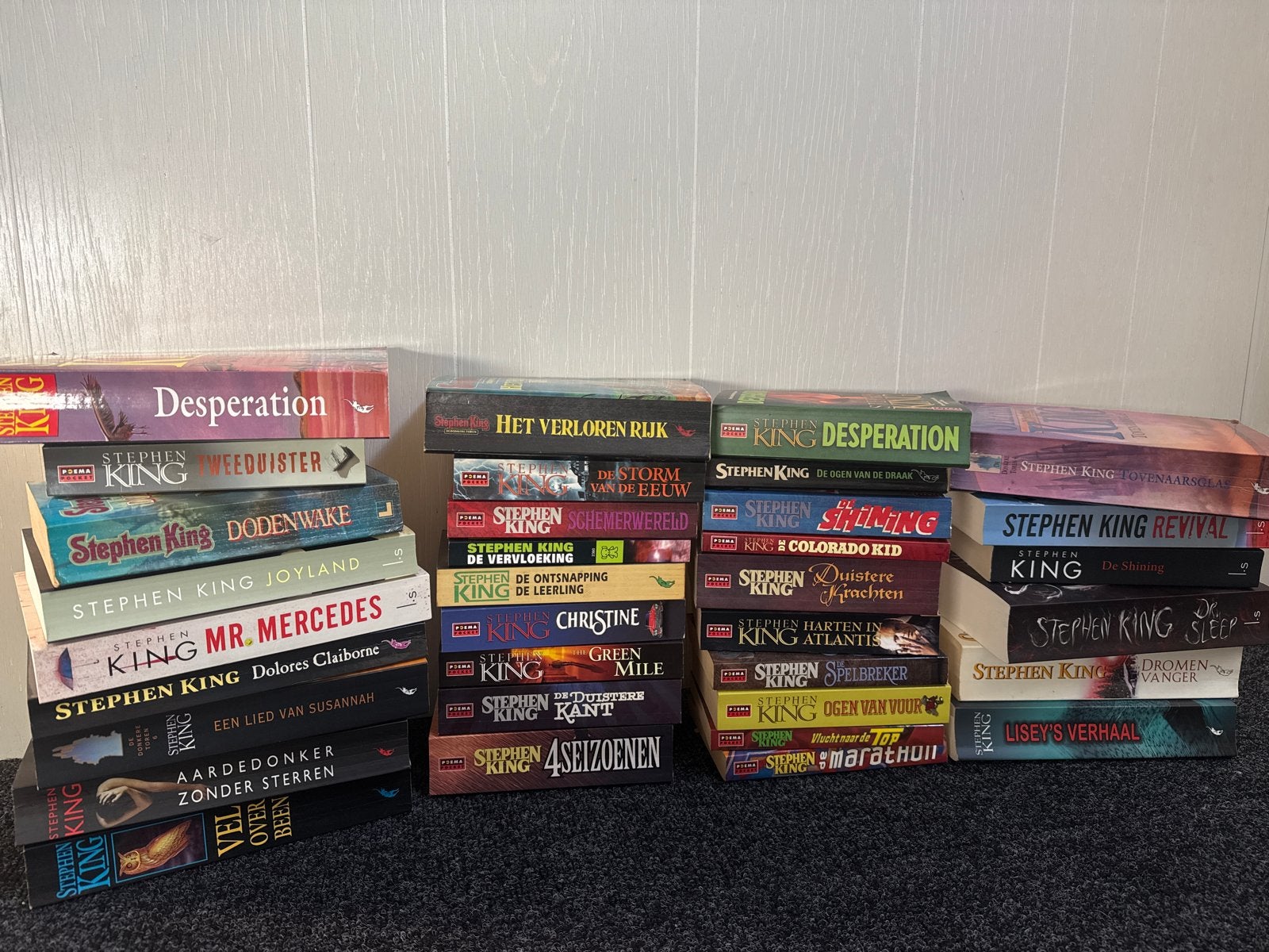 Grote collectie Stephen King boeken - Diverse titels, Ophalen of Verzenden, Gelezen, Nederland