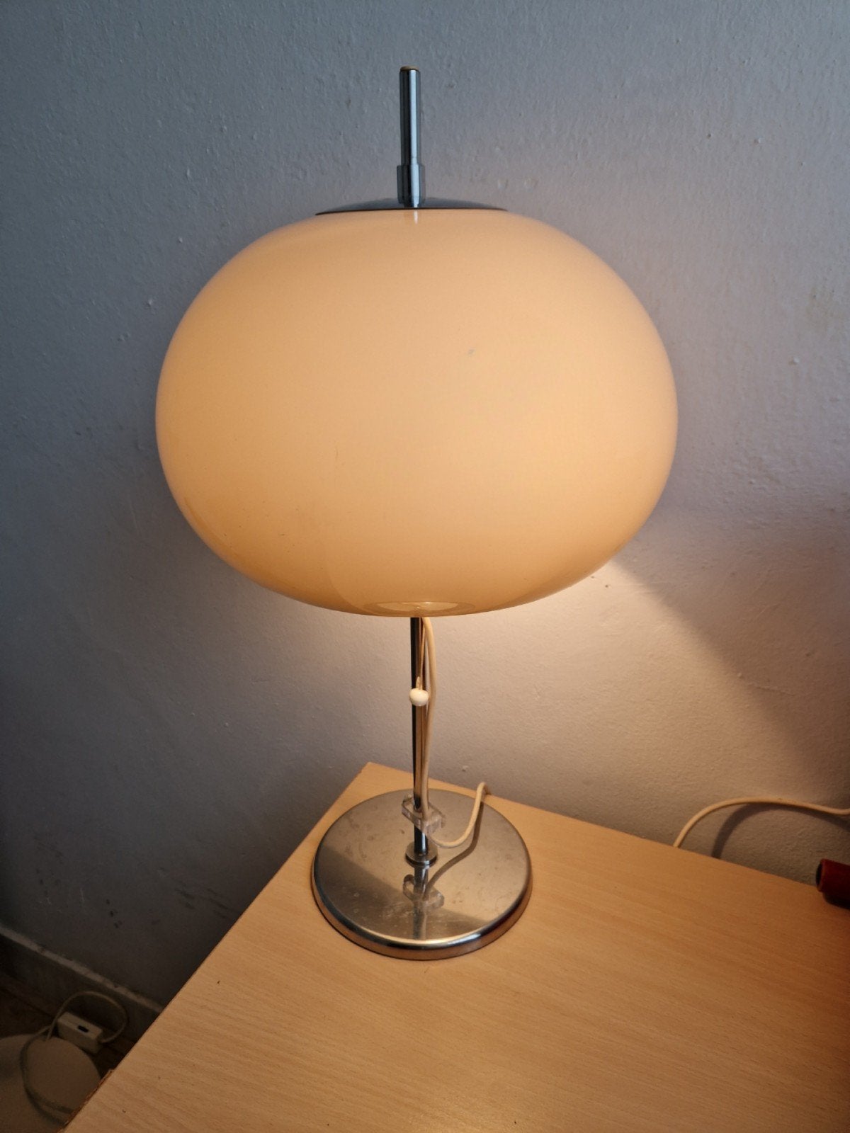 Vintage mushroom tafellamp bol spage age design Gepo, Ophalen of Verzenden, Design