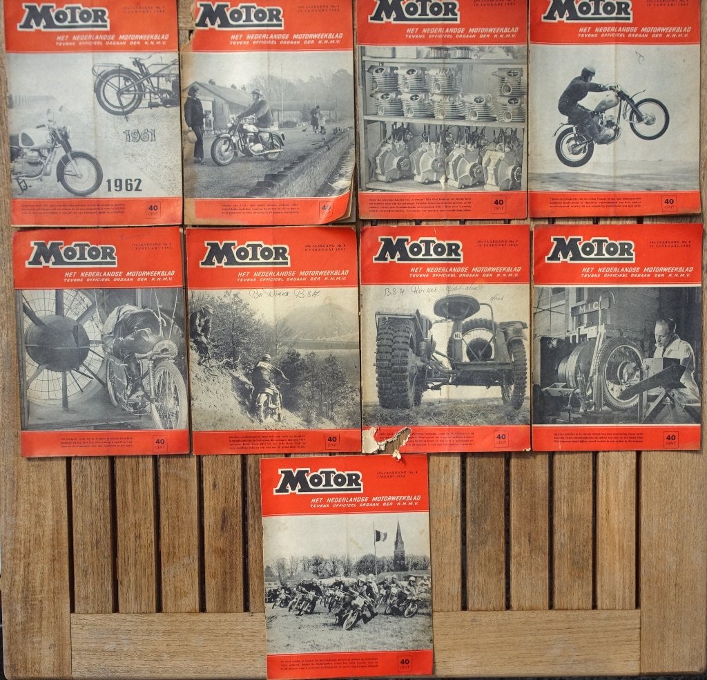 Motor - het Nederlandse motor weekblad - jaargang 1962, Boeken, Ophalen of Verzenden, Gelezen, Overige typen