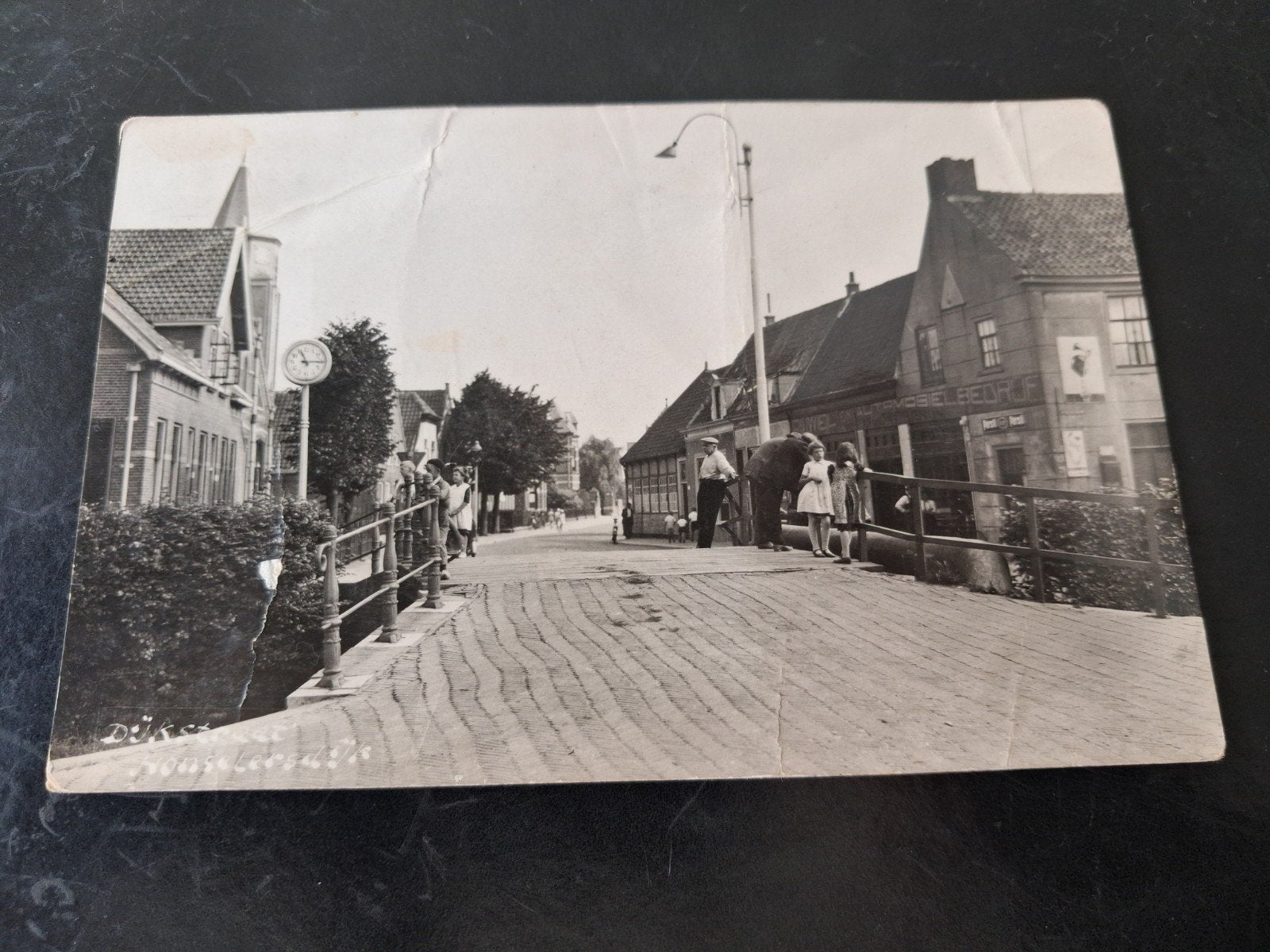 Prachtige oude ansichtkaart van Honselersdijk, Verzamelen, Ophalen of Verzenden