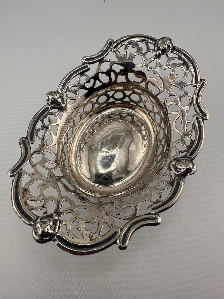 Mandje zilver Engeland EP, Antiek en Kunst, Ophalen of Verzenden, Zilver