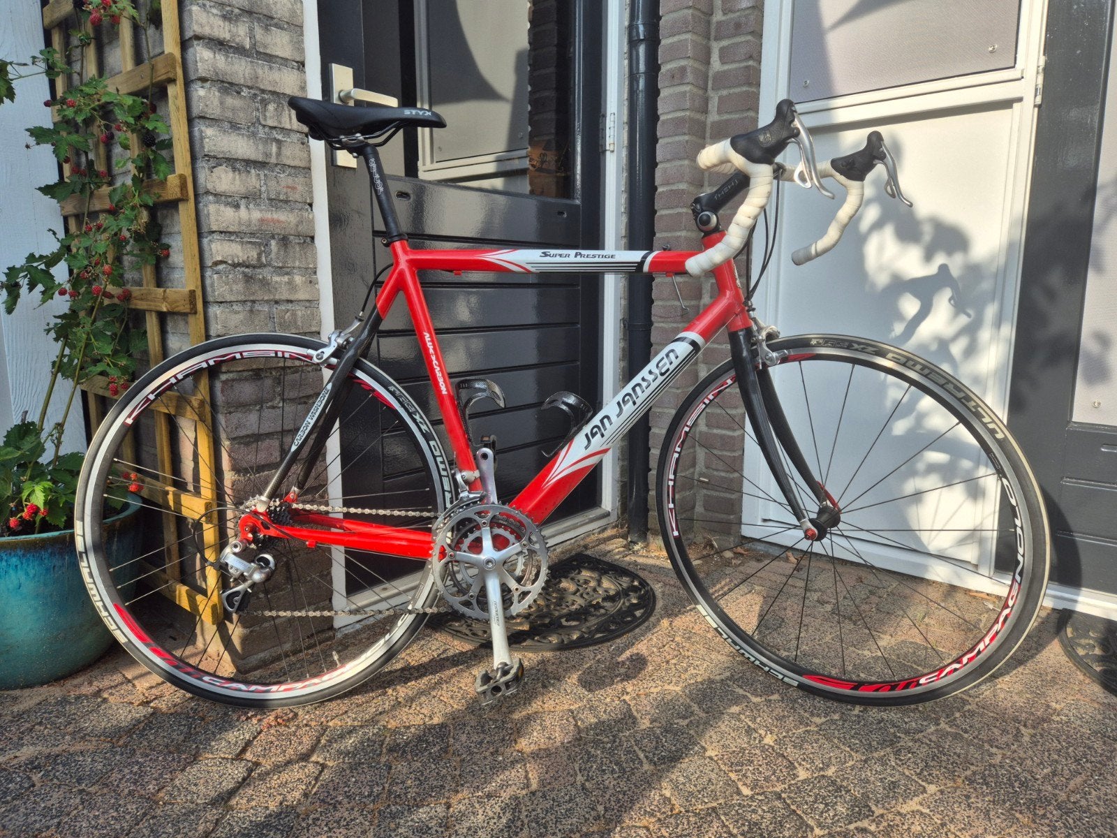 Jan Janssen Super Prestige Racefiets - Maat 58, Gebruikt, Aluminium, 57 tot 61 cm, Meer dan 20 versnellingen