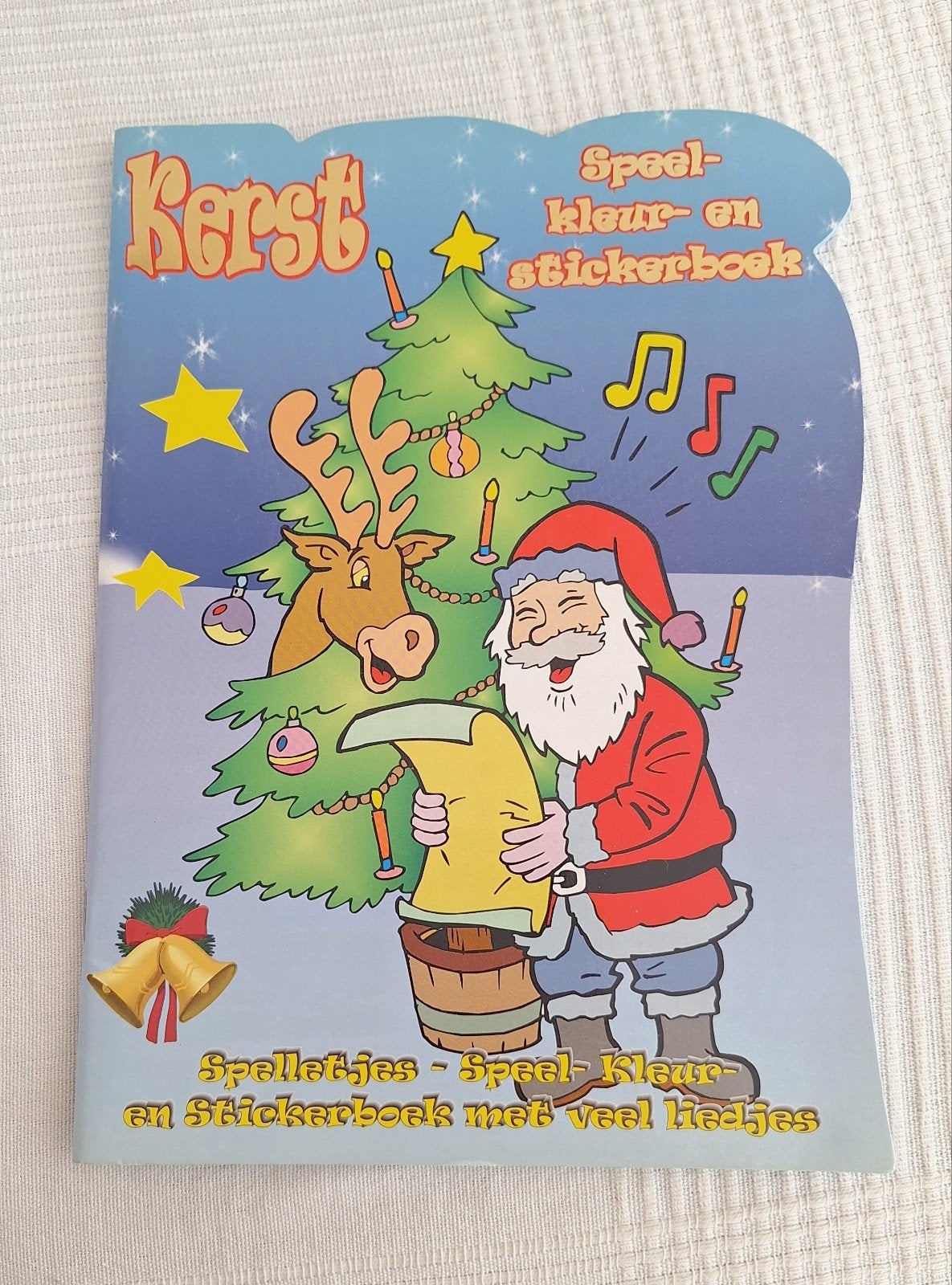 NIEUW! Kerst speel-, kleur- en stickerboek, Ophalen of Verzenden, Nieuw