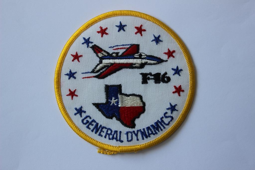patch f-16  general dynamics, Verzamelen, Verzenden, Zo goed als nieuw, Patch, Badge of Embleem