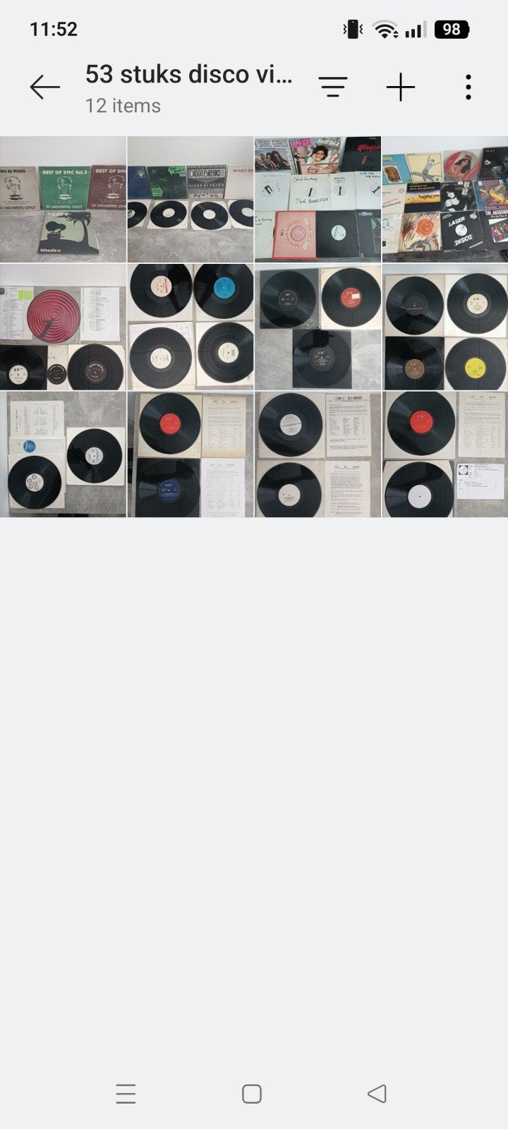 Disco Records 35 stuks, Cd's en Dvd's, Vinyl | Dance en House, Ophalen, Zo goed als nieuw, Disco, 12 inch