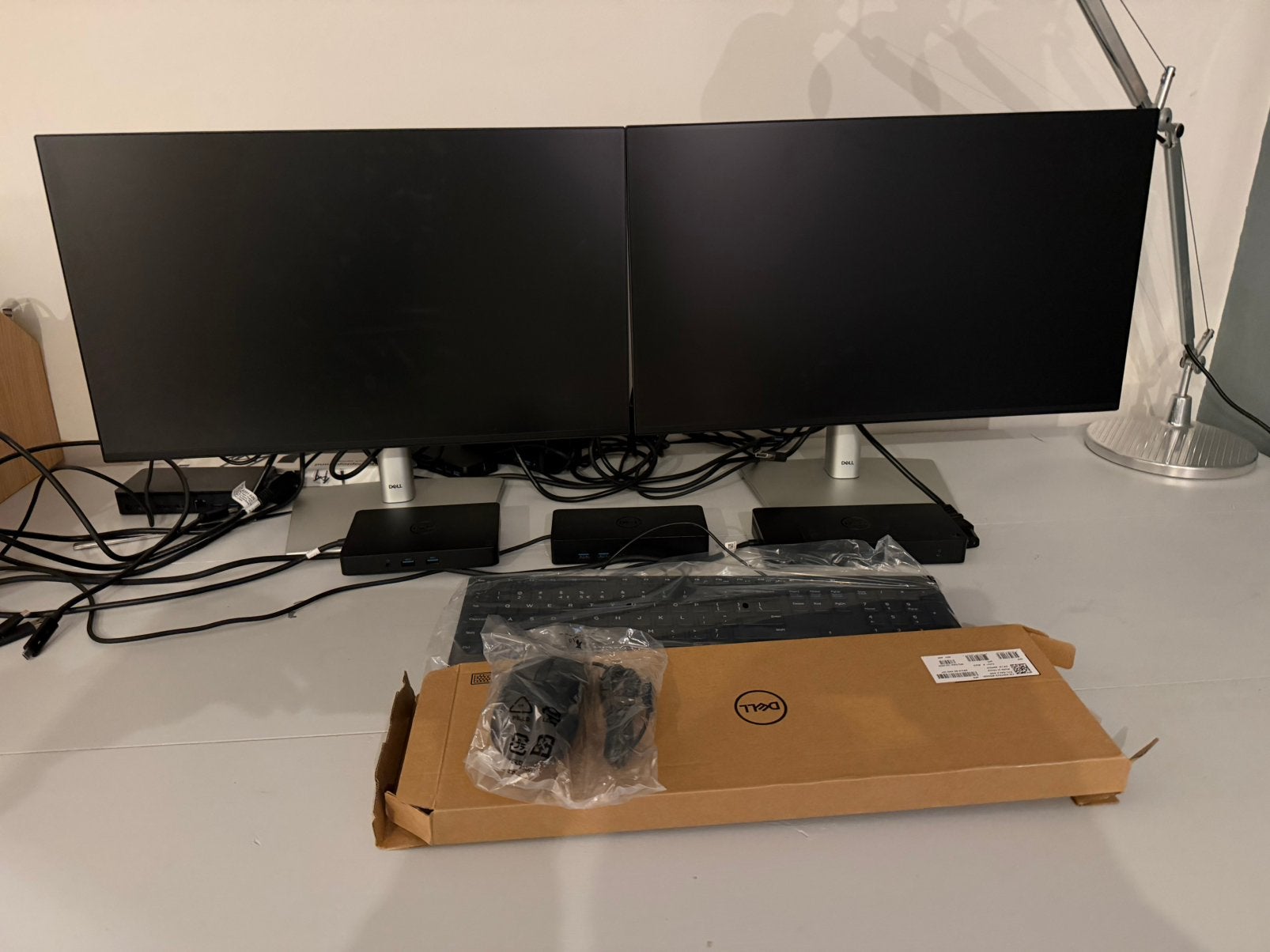 Dell  p2422h 2 monitoren thuiswerkplek, Ophalen, Dell, Dell, Full HD