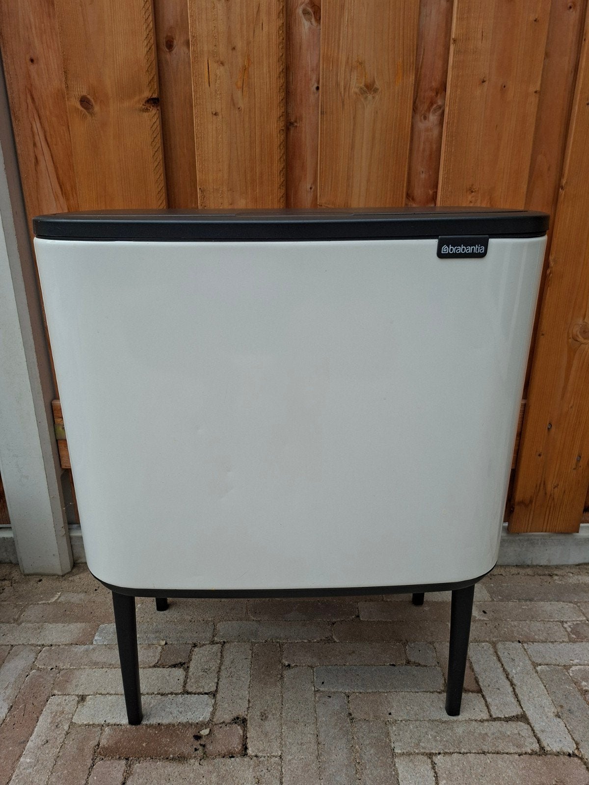 Brabantia Bo Touch Bin 3x11L - Afvalscheiding in Stijl, Ophalen, Gebruikt, Overige typen, Metaal