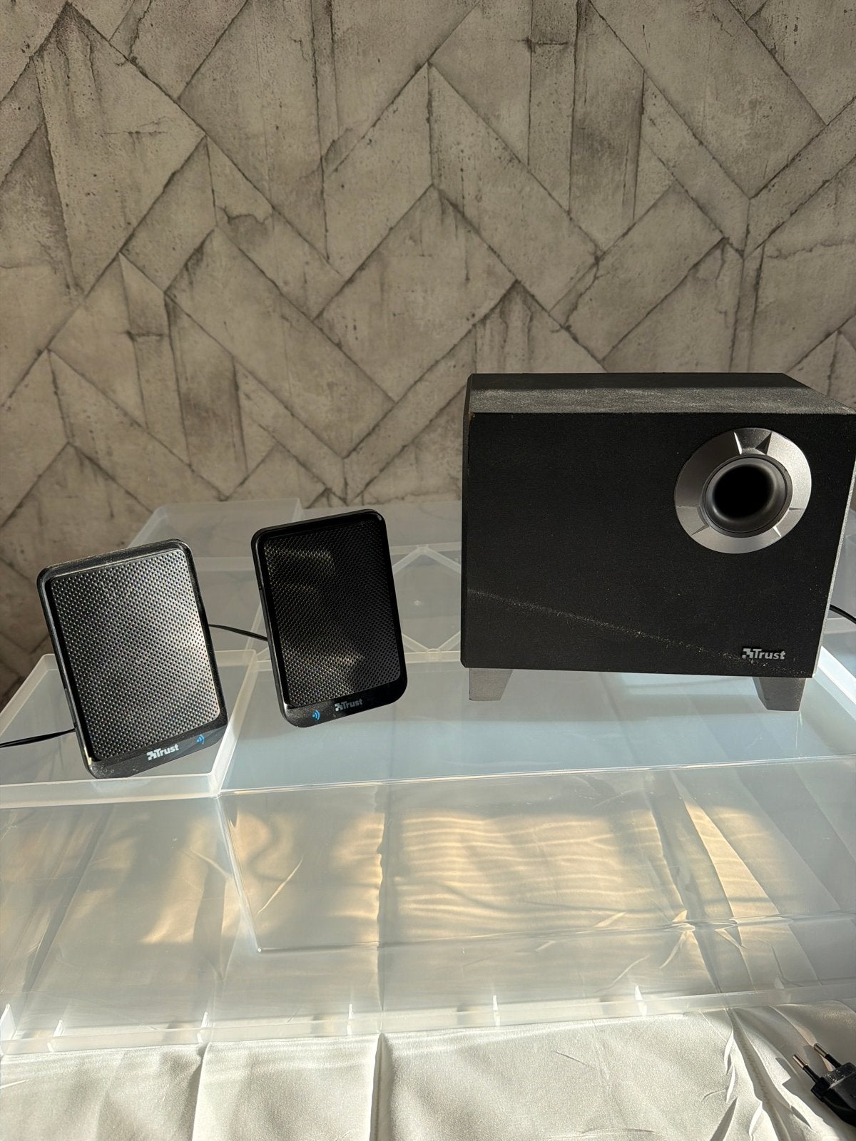 Trust Tytan 2.1 Speakerset met subwoofer, Audio, Tv en Foto, Luidsprekers, Gebruikt, Speakerset, AUX-ingang, Minder dan 60 watt