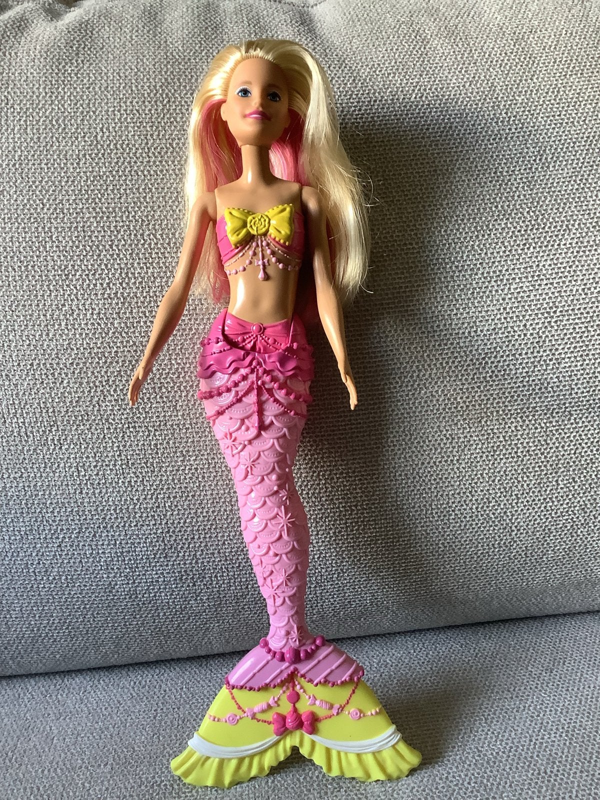 Barbie Zeemeermin met Roze en Blond Haar, Ophalen of Verzenden, Zo goed als nieuw, Barbie