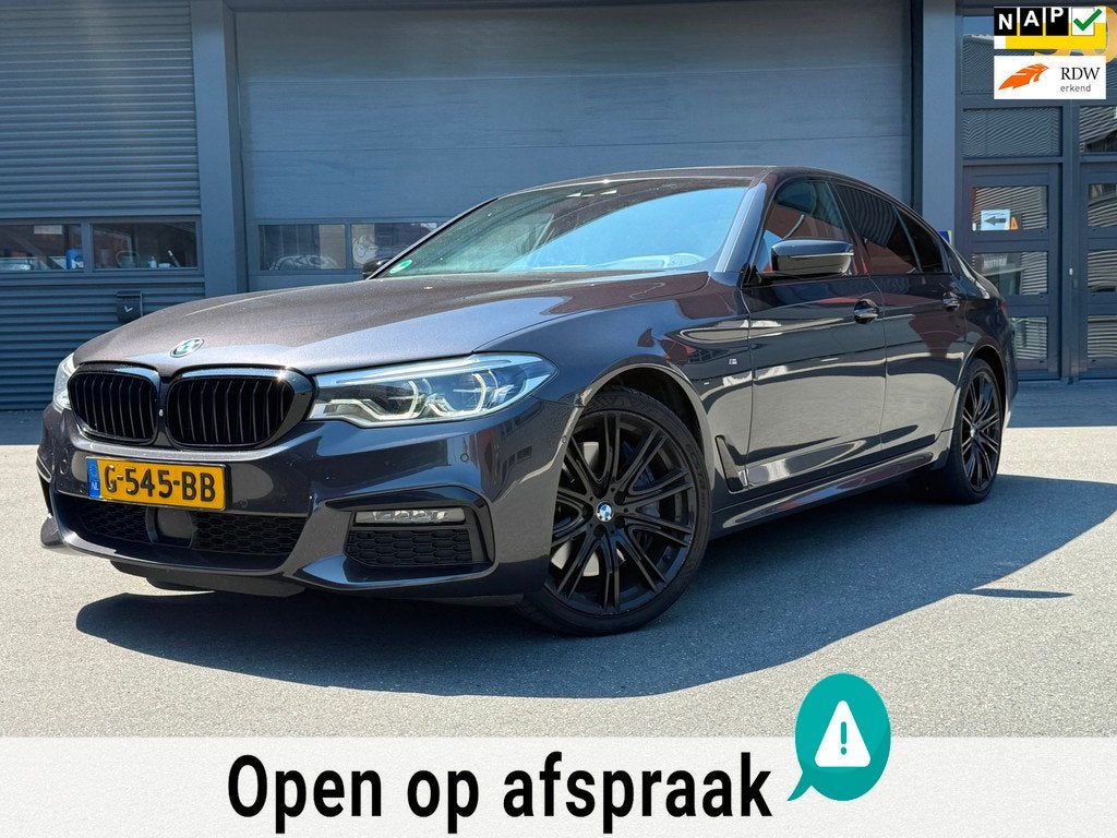 BMW 5-serie 540i High Executive M-Edition Vol Opties, Auto's, BMW, Bedrijf, Te koop, 5-Serie, 360° camera, ABS, Achteruitrijcamera