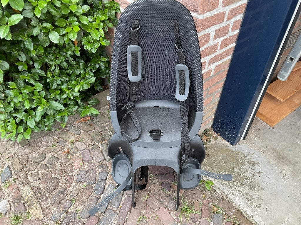 Fietsstoel, Fietsen en Brommers, Fietsaccessoires | Fietsstoeltjes, Achterzitje, Voetsteuntjes, Zo goed als nieuw, Qibbel