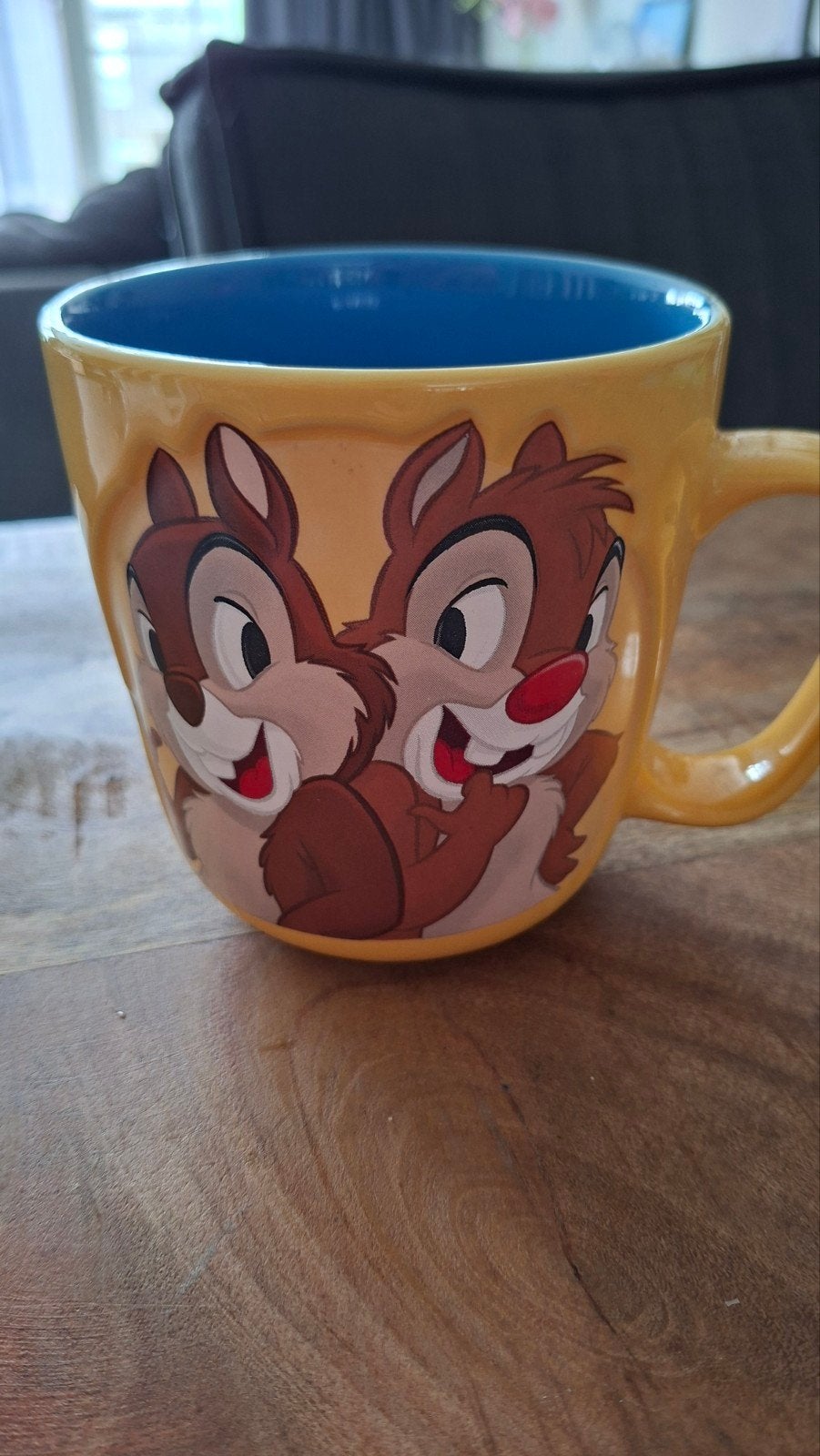 Disney beker Knabbel en Babbel, Verzamelen, Disney, Ophalen, Zo goed als nieuw, Servies