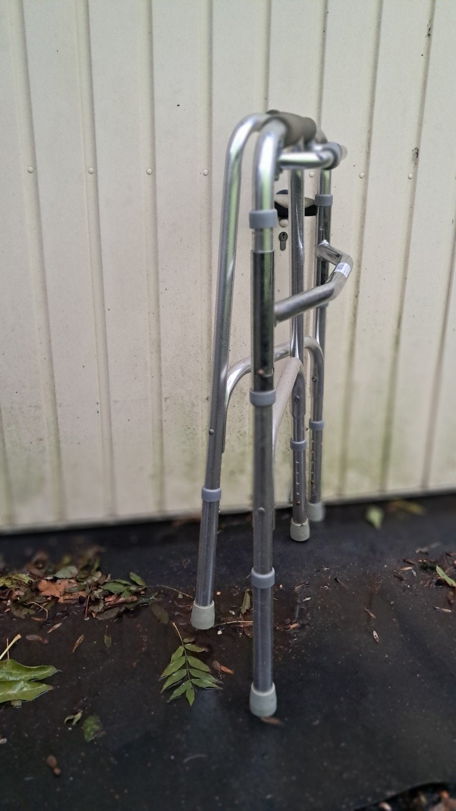 aluminium looprek, Ophalen, In hoogte verstelbaar